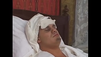 Preview 1 of Solo Blonde In The Bath - Gostosa peituda acordando o maridao de um jeito diferente
