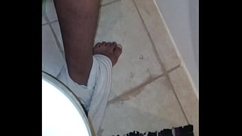 Preview 1 of Nicollete Sheq - Bathroom evening stroke part one