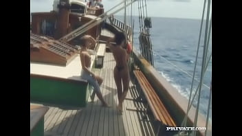 Preview 2 of Sxyvode - Alicia Cleare and Petra Short Take a Cruise of a Sailboat and Get Anal