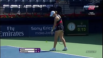 Preview 4 of Car Teachers - Jelena Dokic Upskirt 2