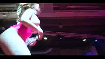 Preview 2 of Design Girl Fingered - Big tits stripper on the stage