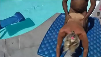 Preview 3 of Mommy Fuck Son And Firend - VicRobe10-Poolside Fun