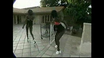 Preview 1 of Free Realplayer Teen Video - TheTwins M And C - Ebony Hardcore - full version