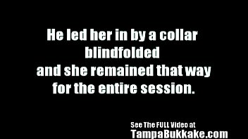 Preview 1 of Praegnent Tereacher - Sex Blindfolded &amp_ Tampa Bukkake Gang Banged