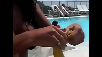 Preview 2 of Deneil D - Banana Deepthroat