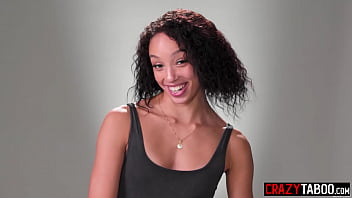 Preview 1 of Im Schlaf Gefickt Auf Ko Tropfen - Beautiful small tits black teen Alexis Tae masturbated after interview
