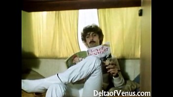 Preview 1 of Pornstar Anal Party - Retro Hairy Porn 1970s - Camper Coupling