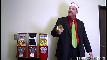 Preview 1 of Xxx Sylvesterparty - Nina Lane gave her pussy as christmas gift for her prof