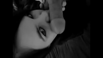 Preview 3 of Rabina Bohara - gf sucking and giving blowjob in b&amp_w