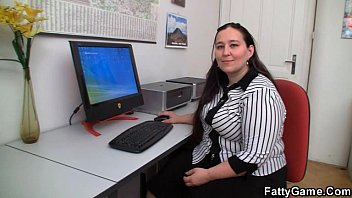 Preview 1 of Doktr Teencom - Fat office babe must fuck her client