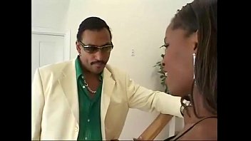 Preview 1 of Milking The Nipple - Black Beauty Fucking On The Stairs