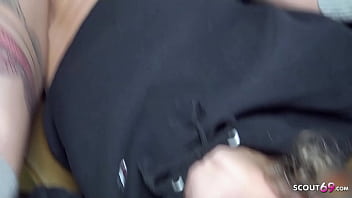 Preview 3 of Video Porno Stupri - Old Young Amateur MMF Threesome with Skinny German Dreadlocks Teen Julia Juice
