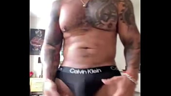 Preview 1 of Russian Lulu - Big muscle bear ponstar trying out different underwear -- VIKTOR ROM --