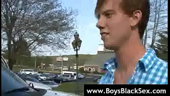 Preview 3 of Omas Yung - Black Gay Sex Fucking- BlacksOnBoys.com - clip06