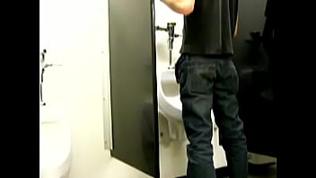 Preview 1 of Tubo Xxx - Clip - Jackoff in public washroom  NEW