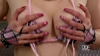 Preview 2 of Salon Hair Korean - Her dildo makes her nipples hard!