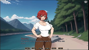 Preview 4 of Cei Espaol - TOMBOY Love in Hot Forge [ Hentai Game ] Ep.4 FEMDOM titjob in the kitchen !