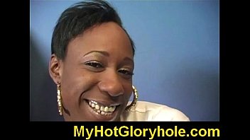 Preview 2 of Soft Boobs Sex Vedios - Black chick learn gloryhole blowjob 28