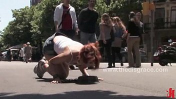 Preview 1 of Katja Kassin Busty - Beautiful Spanish redhead Justine fucked on the streets
