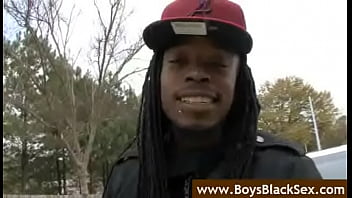 Preview 1 of Sentando Na Pika - Black Gay Sex Fucking- BlacksOnBoys - video04