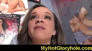 Preview 1 of Belladonna Girl Train 2 - Gloryhole-Initiations-black-girl-sucking-cock8 01