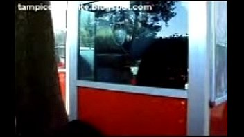 Preview 2 of Milf Succumbs Boy - Mamando en la Cabina telefonica