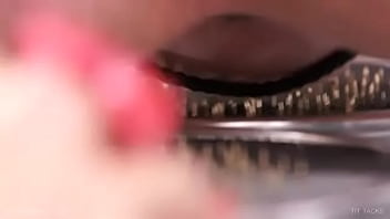 Preview 1 of Foot Worship Malika Lamis - Queensnake.com - Tit Tacks 2