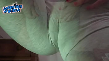 Preview 2 of Wet Furry - Huge Round tits! Amazing Cameltoe on a Teen Blonde