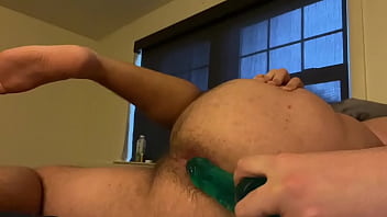 Preview 2 of Oral Sex Technic - Chris reed fucks his sloppy pussy with big dildo