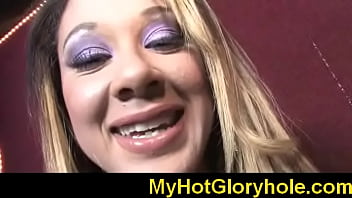 Preview 1 of Back Pussy Sex Hard - Gloryhole Initiations Amazing babe sucking big cock 14
