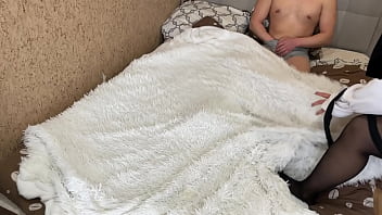 Preview 2 of Gentle Bondage Message - Cum on Arab milf&#039_s tights