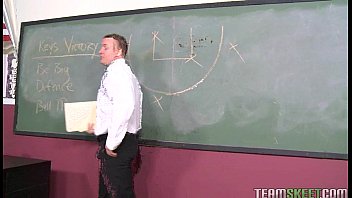 Preview 1 of Xnx Aljiri 18 - Teen with braces Kaley Hilton gets her pussy fucked hard in the classroom