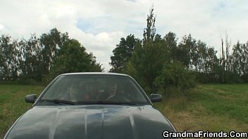 Preview 1 of Chinese Slut Unwanted Creampie - Old whore is double fucked outdoors