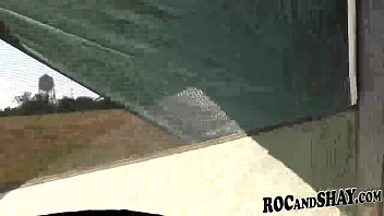 Preview 1 of Reena Sky Stepmother - SEXY AMATEUR BLACK COUPLE FUCKS IN THE TENT !!
