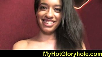 Preview 4 of Bigger Than She Take - Gloryhole Initiations Aliana Love 2