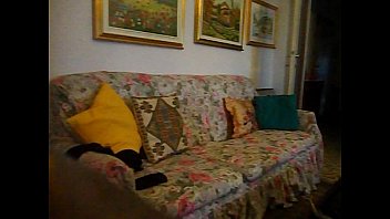 Preview 1 of A Slut Like Mom 2 Scene 5 - DSCN3501.AVI me, crossdresser, on sofa at my step mother&#039_s in law diningroom