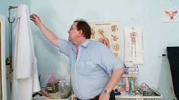 Preview 1 of Thais Webcam Hd Masturbation - Brunette babe Melissa Ria and dirty gyno doctor