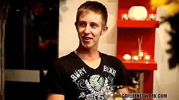 Preview 1 of Completely Innocent - He Cums On the Waiter