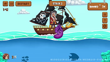 Preview 2 of Varg8n F7ck - MERMAID FISHING - LEVEL 1-3