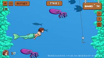 Preview 3 of Varg8n F7ck - MERMAID FISHING - LEVEL 1-3