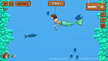 Preview 1 of Varg8n F7ck - MERMAID FISHING - LEVEL 1-3