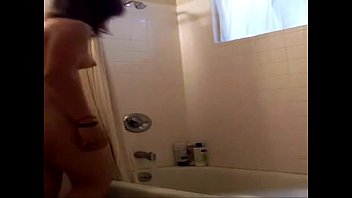 Preview 2 of Family Group Fuking - Pretty babe taking a bath