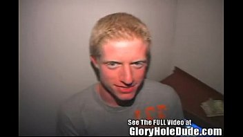 Preview 1 of Backroom Asian Anal Pain - Blonde Boy Toy Aaron Blows Gloryhole Strangers at the Bookstore