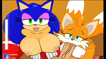 Preview 2 of Lesbin Jason - Sonic and Tails sucking a Big Cock