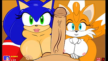 Preview 1 of Lesbin Jason - Sonic and Tails sucking a Big Cock