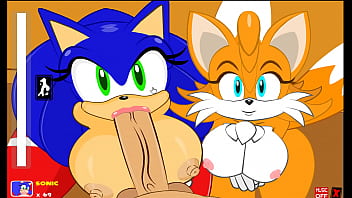 Preview 4 of Lesbin Jason - Sonic and Tails sucking a Big Cock