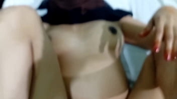 Preview 3 of Ladyboy Anal Dildo - हाॅट ठरकी मुस्लिम दिदि ने अपने सौतेले भाई से बेडवर हिजाब उठाकर चुदाई करवाली