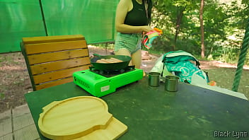Preview 3 of Lrsby Mom - COMPLETE GIRLFRIEND EXPERIENCE: Camping,  Fishing,  Cooking and Outdoor Sex!