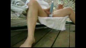 Preview 2 of Frizzy Hot Sexs - MarieRocks 50 Plus MILF - Outdoor Masturbation