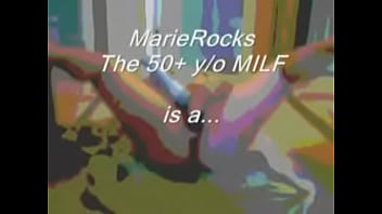 Preview 1 of Tranny On Spy Cam - MarieRocks 50 Plus MILF - Masturbation Habit
